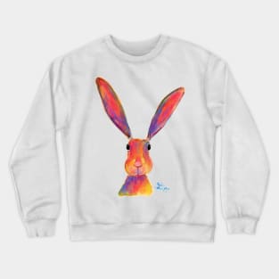 HaRe RaBBiT BuNNY PRiNT ' ALL eaRS ' BY SHiRLeY MacARTHuR Crewneck Sweatshirt